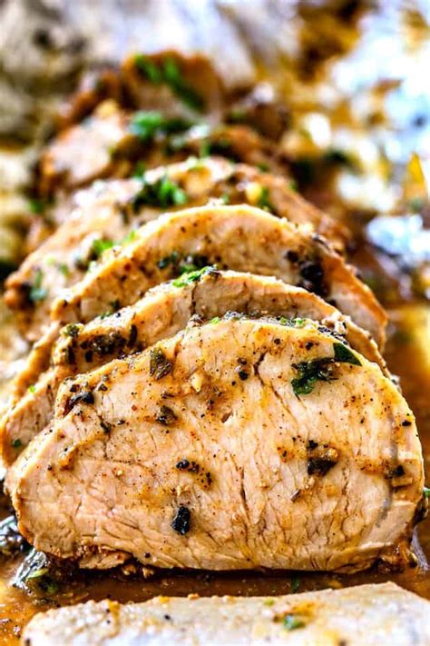 Add olive oil, granulated onion, granulated garlic, salt, pepper, italian seasoning, oregano, optional red pepper flake, dried rosemary, or any other herb that you love with pork. BEST Baked Pork Tenderloin with Garlic Herb Butter (+Video!)