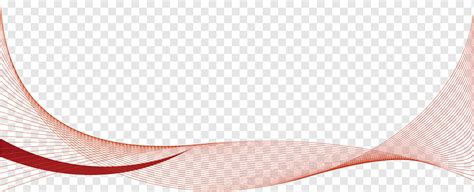 Red Template Red Wavy Line Shading Television Angle Shading Png