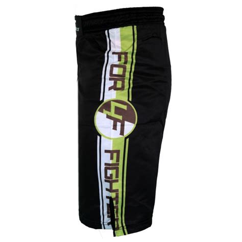 4fighter Free Fight Mma Ufc Grappling Shorts Pants Black Neon