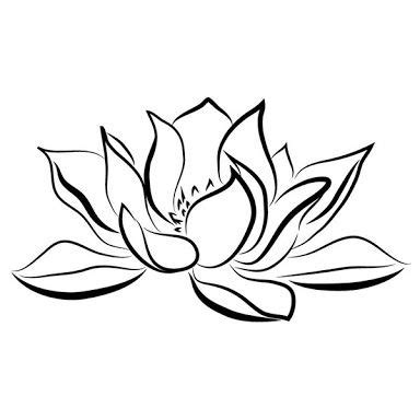 To buddhists, the lotus represents the purity of enlightenment after the long toil of earthly existence because the pure, white. water lily line drawing - Google Search | Water lily ...