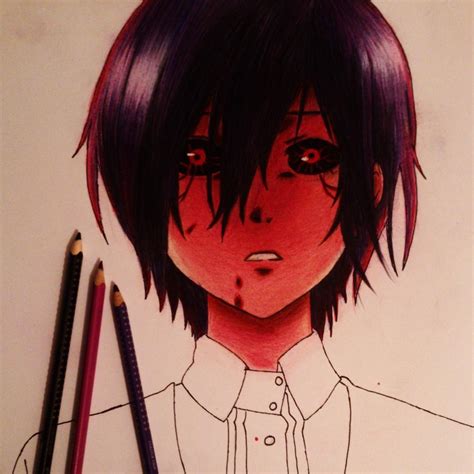 Kirishima Touka Tokyo Ghoul Drawing By Sedachan On