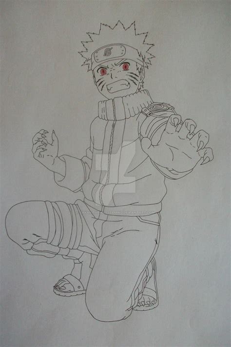 Ninetailed Naruto Uzumaki Young By Sakakithemastermind On Deviantart