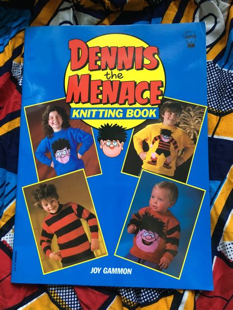Dennis The Menace Knitting Book From 1991 Knit Yourself A Toysocks