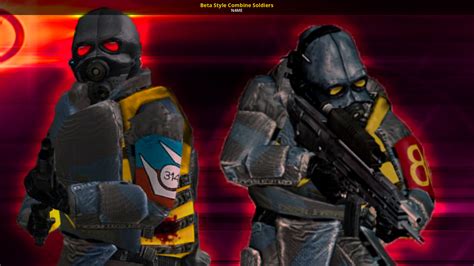 Beta Style Combine Soldiers Half Life 2 Mods
