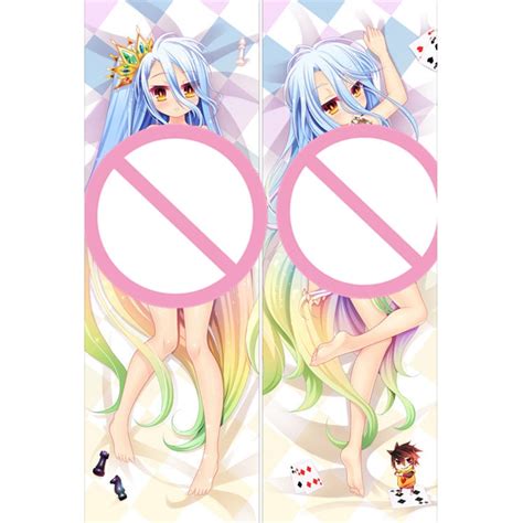 July 2016 Update Hot Anime Nogemu Noraifu Body Pillow Cover No Game No Life Characters Jibril