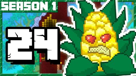 Evil Corn Boss Terraria 13 Modded Ep24 Youtube