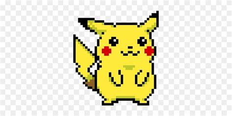 Pikachu Pixel Art With Grid