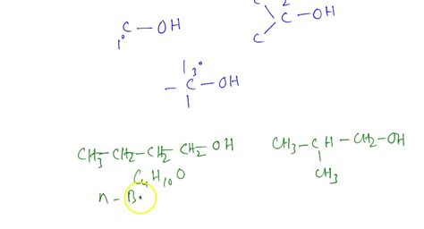 Solved 2 There Are Four Alcohols Constitutional Isomers With The