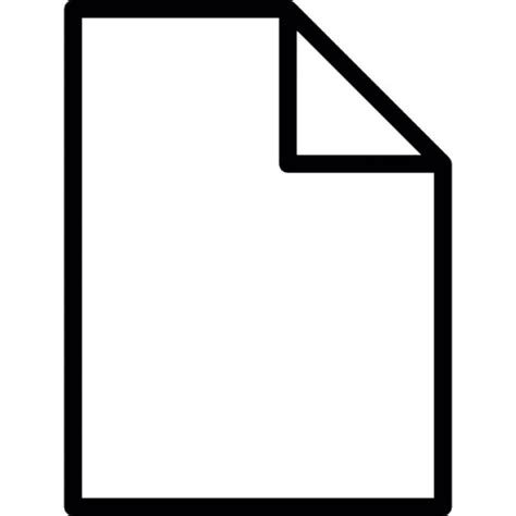 Blank Document Icons Free Download