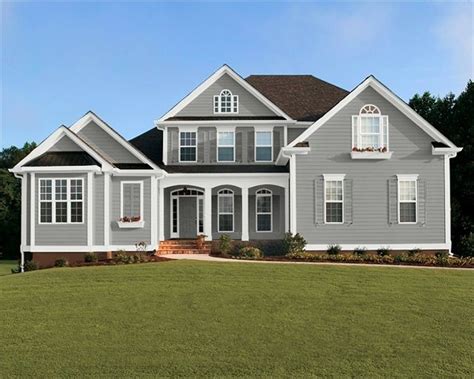 It's also a fantastic option for a. Sherwin-Williams Summit Gray Exterior Paint | Black ...