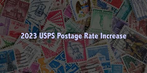 July 2023 Usps Stamp Price Rate Increase 63 To 66 Cents
