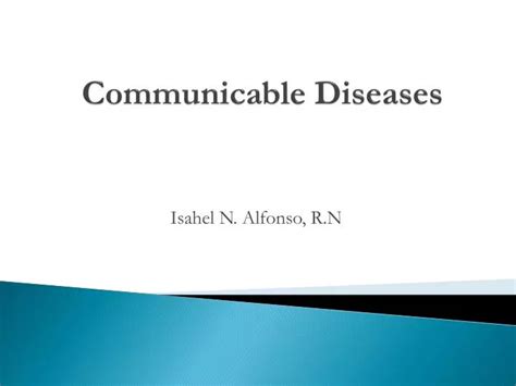 Ppt Communicable Diseases Powerpoint Presentation Free Download Id