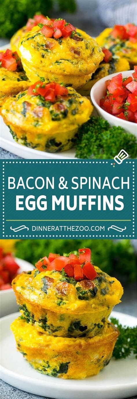 They're packed with protein, they're easy to cook, and they're full of flavor. Egg Muffins Recipe | Low Carb Breakfast | Breakfast Meal Prep #eggs #lowcarb #keto #spinach # ...