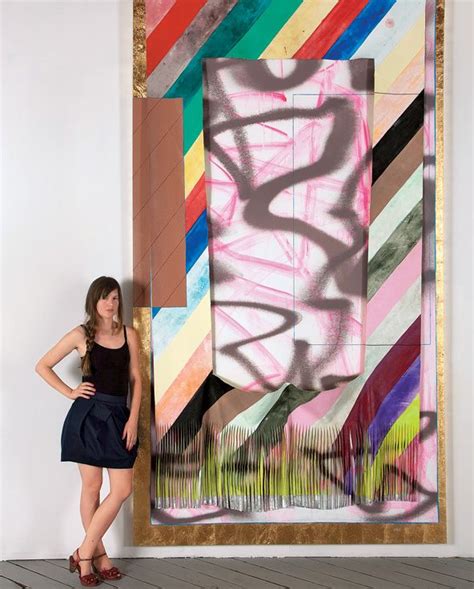 Sarah Cain Art Installation 3d Canvas Painted Abstract Art Painting
