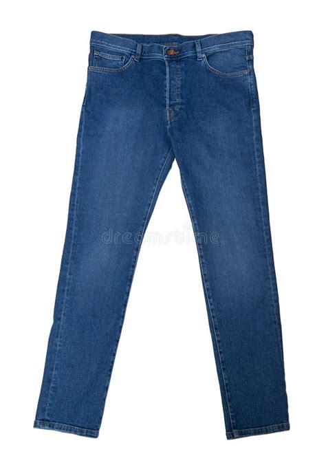 Blue Jeans Isolated On White Stock Image Image Of Color Activity