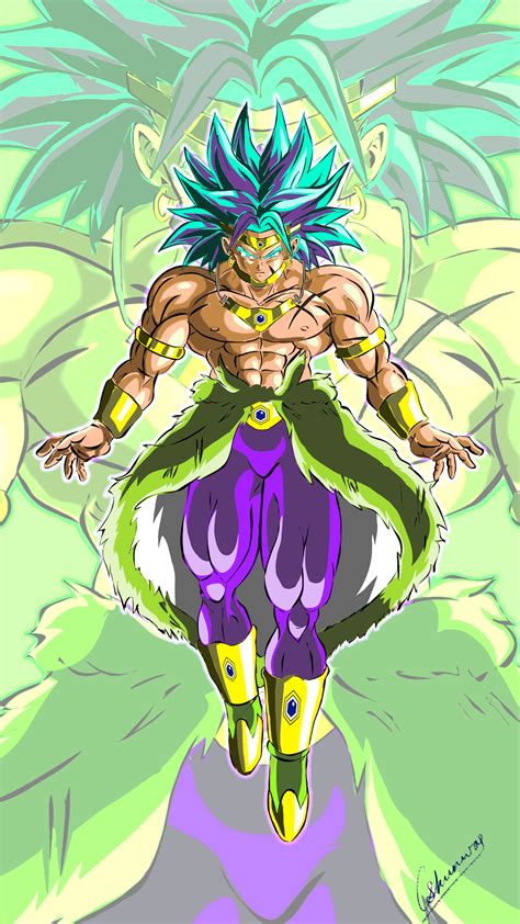My Broly Artwork Took 4 5h To Make I Just Combined The Old And New