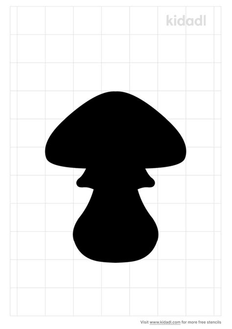 Mushroom Stencil Printable Printable Word Searches