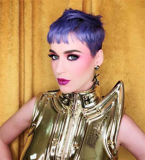 Katy Perry Dyed Her Hair Blueberry Purple