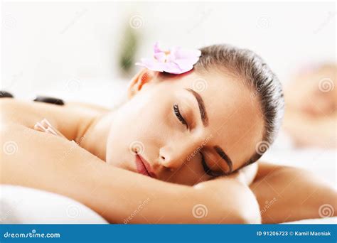 Two Beautiful Women Getting Massage In Spa Stock Image Image Of Beauty Girl 91206723