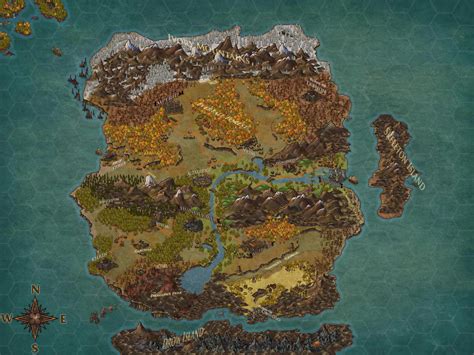 Artstation Fantasy Map Design