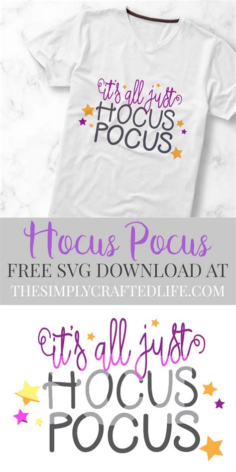 Free Hocus Pocus SVG Cut File for Cricut or Silhouette