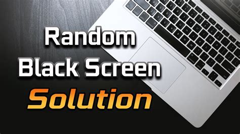 How To Fix Random Black Screen In Windows 10 Youtube