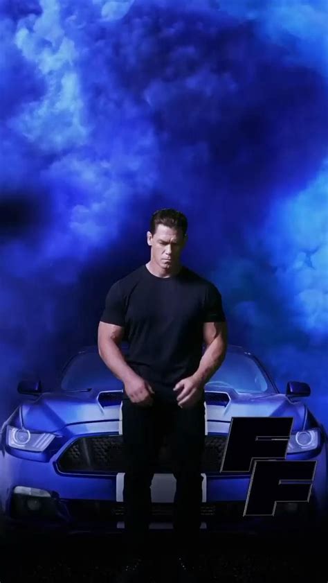 Jakob Toretto John Cena With Blue Smoke Background 4k