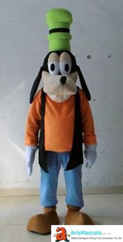 Adult Fancy Goofy Dog Mascot Costume Cartoon Mascot Character Costumes