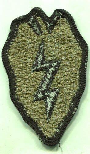 Vietnam Era Us Army 25th Infantry Division Od Subdued Green Patch