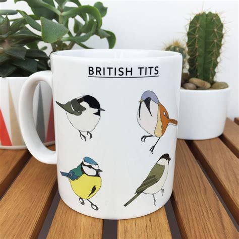 British Tits Mug By Kate Broughton
