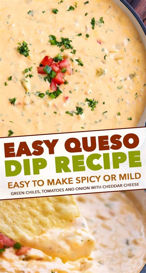 Queso Dip Recipe Mexican Cheese Dip The Chunky Chef Artofit