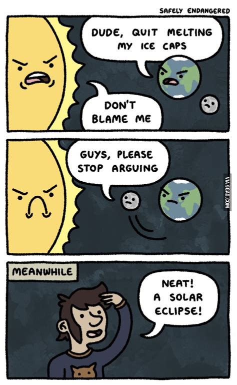 The Truth Behind Solar Eclipse Comic And Webtoon Really Funny Memes