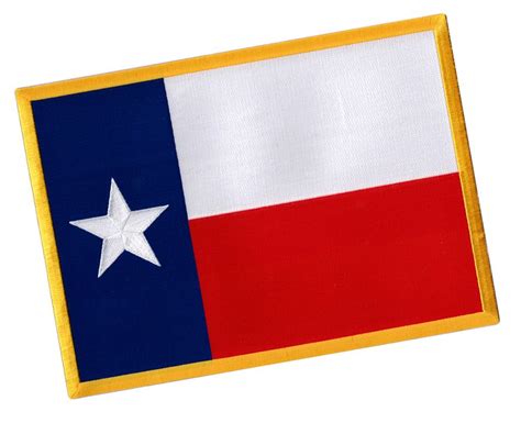 Texas State Flag Patch Large
