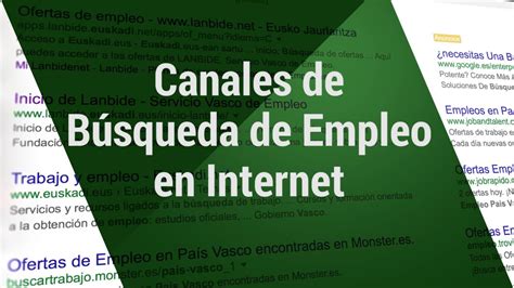 Cómo Buscar Empleo En Internet Youtube