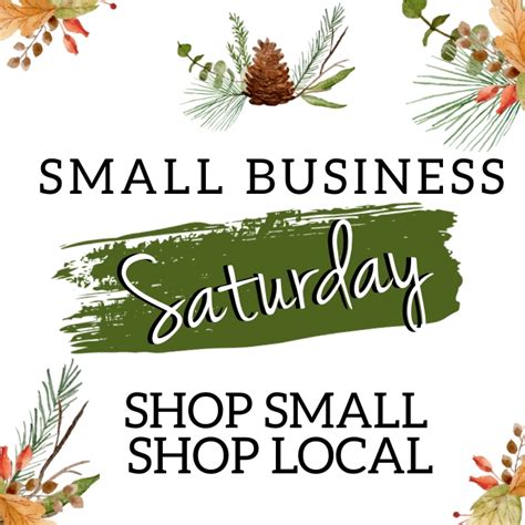 Small Business Saturday Design Template Postermywall