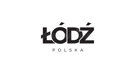 Lodz In The Poland Emblem The Design Features A Geometric Style