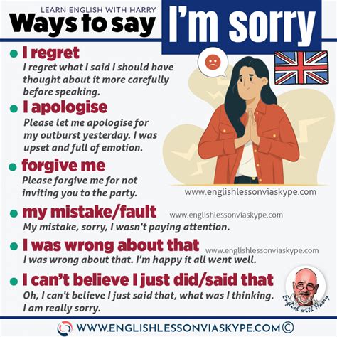 How To Say Sorry In English Learn English With Harry 👴