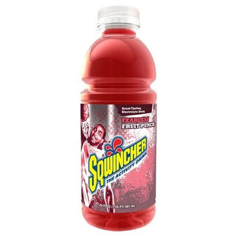 Sqwincher Zero Ready To Drink 20 Oz Bottlesyield Fruit Punch 24