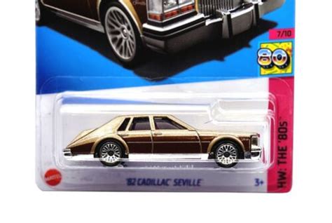 Hot Wheels 82 Cadillac Seville Kids Diecast Model Hw The 80s Toy Car 1