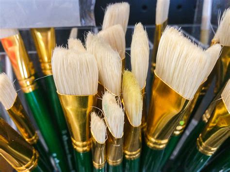 What Are Paint Brush Bristles Made Of