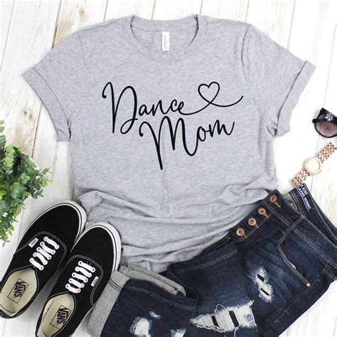 Dance Mom T Shirt Graphic Tees For Women Mom Shirt T Shirts With