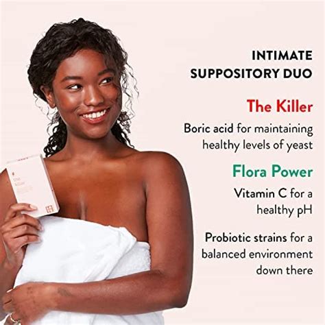 love wellness vaginal suppository duo the killer and flora power fast acting probiotic
