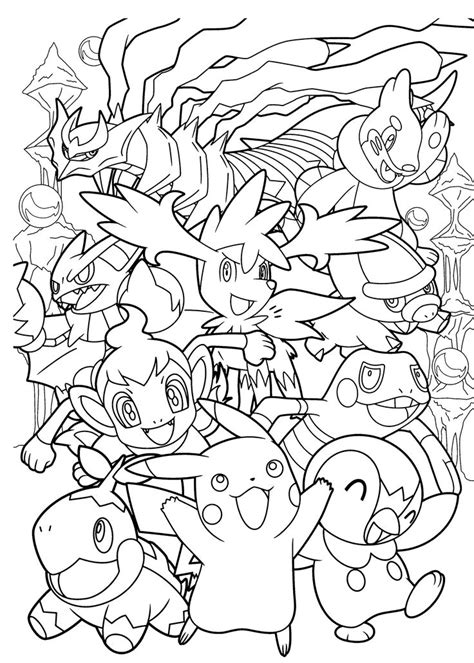 Pokemon For Children All Pokemon Coloring Pages Kids Coloring Pages