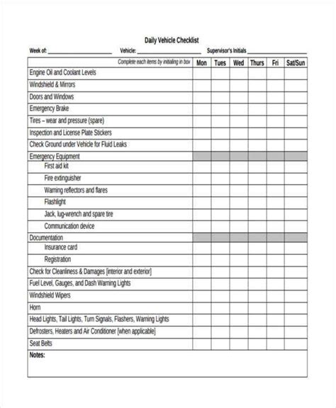 Fire extinguisher daily check list pdf : 32 Checklist Templates in PDF | Free & Premium Templates