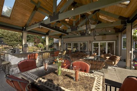 Large Covered Outdoor Living Space Remodel Mcadams