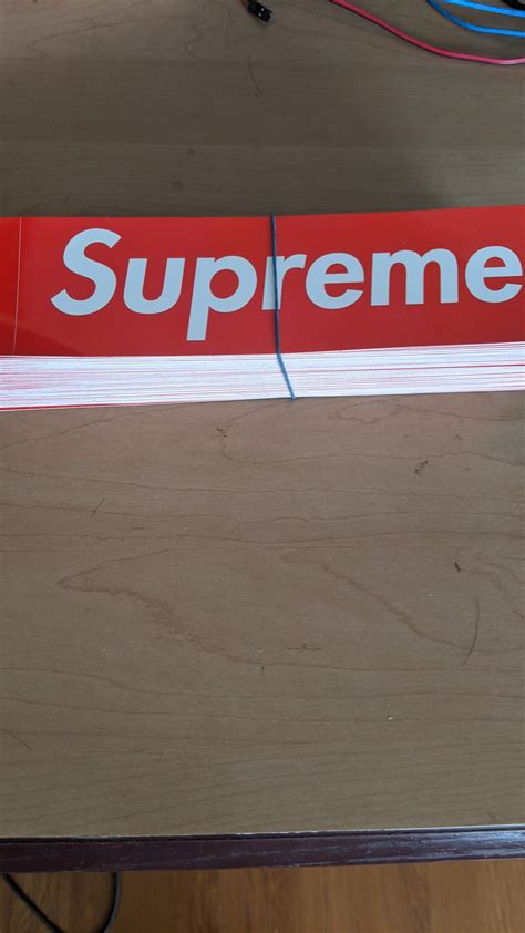 Supreme Supreme Sticker Brick 100 Stickers Grailed