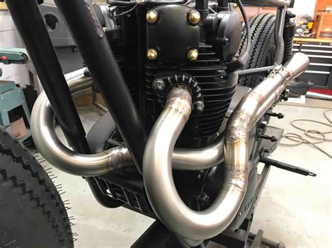 Yamaha XS650 stainless steel exhaust system made to order ...