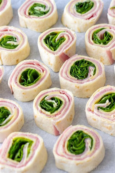 Ham And Cheese Pinwheels With Spinach Happy Foods Tube Recipe