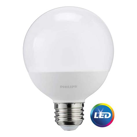 Philips 60w Equivalent Daylight Frosted G25 Globe Led