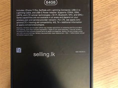 Apple Iphone 11 Pro Max 512gb Unlocked Millawana Sellinglk Free